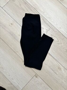 Black High-Waist Leggings - Women
